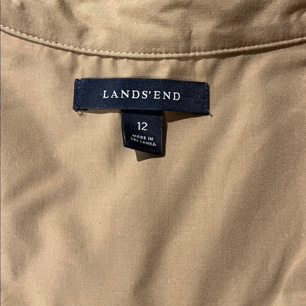 Lands' End Classic Beige Outerwear